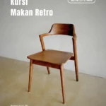 Kursi Makan Jati Retro Minimalis Modern Jepara - Kursi Cafe Kayu Jati