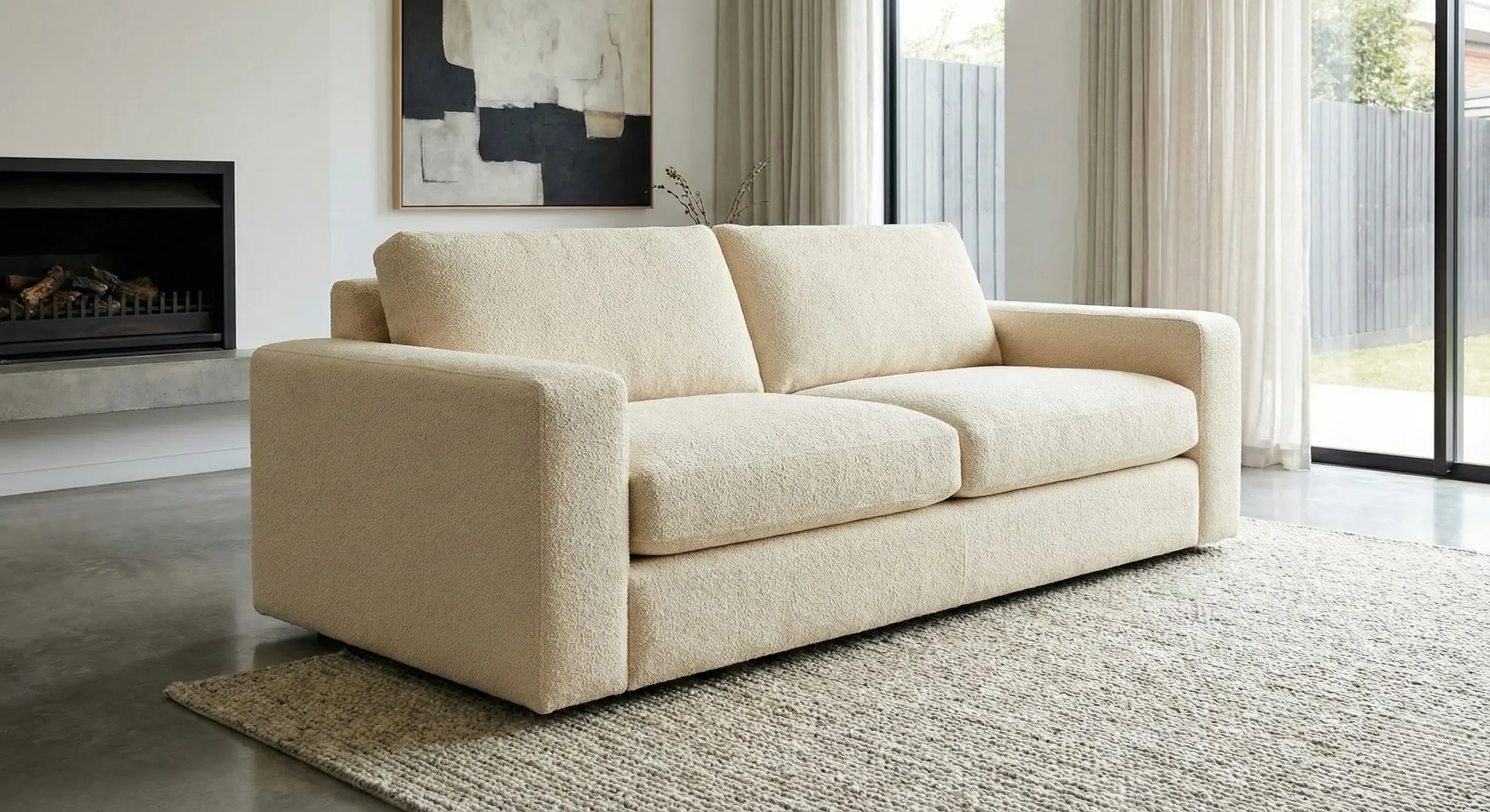 Kursi Sofa "Chunky" dengan Rangka Tersembunyi