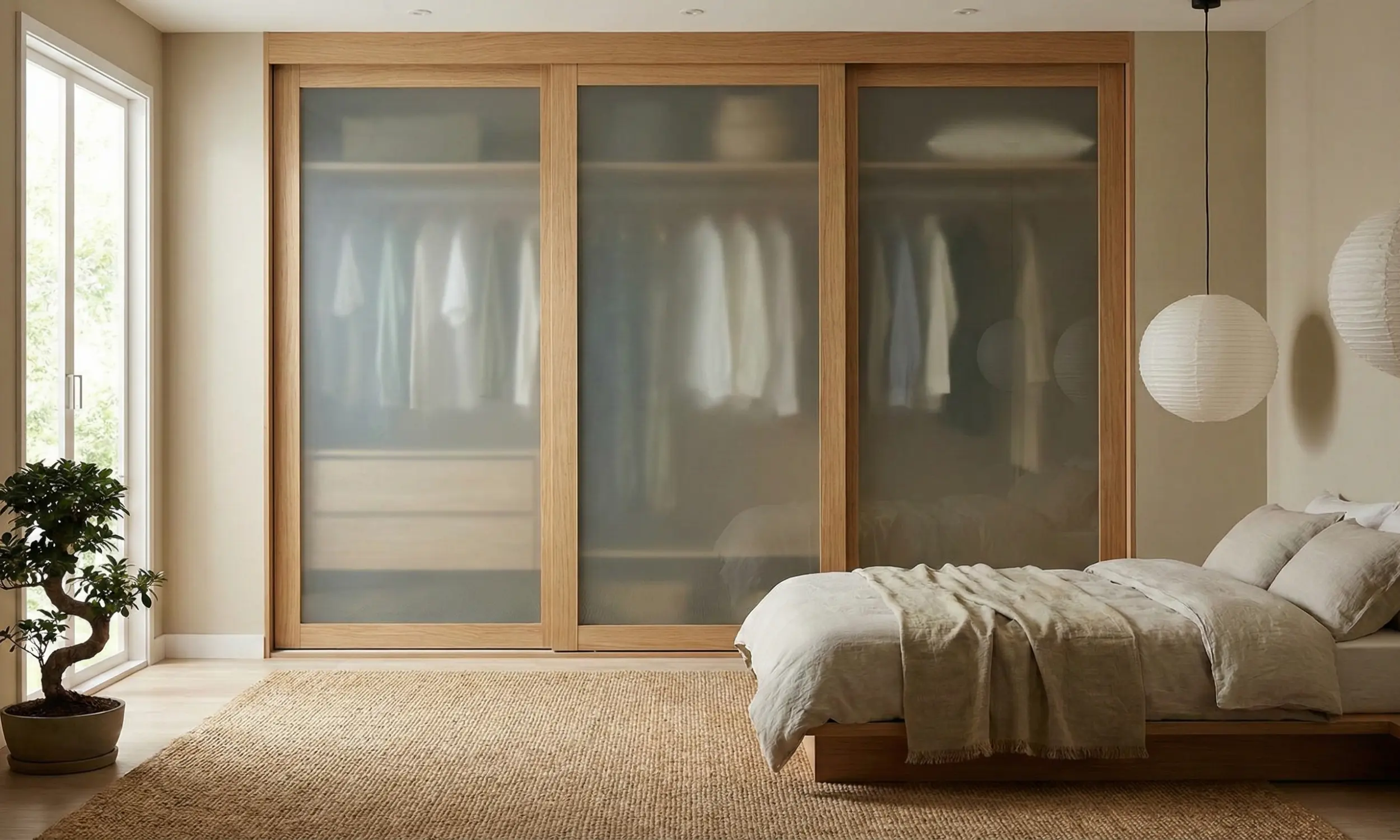 Kombinasi Kaca Buram (Frosted Glass)