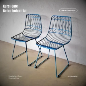 Kursi beton Cafe Industrial vintage